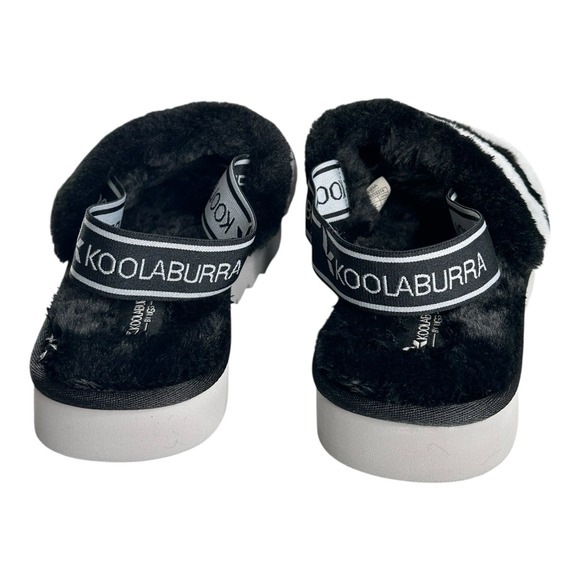 Koolaburra by UGG Back-Strap Sandals Fuzz'n II Stone Gray Size‎ 10 - Picture 5 of 11